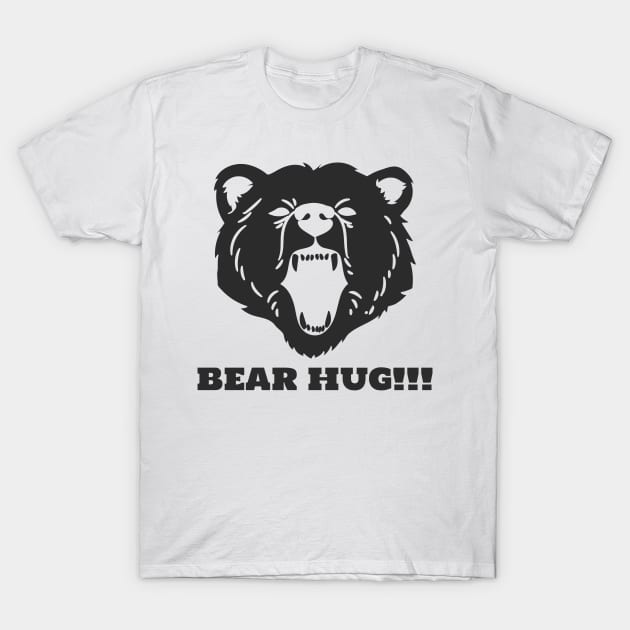 Bear Hug Hugs Bears Grizzly Bear T-Shirt by Tip Top Tee's